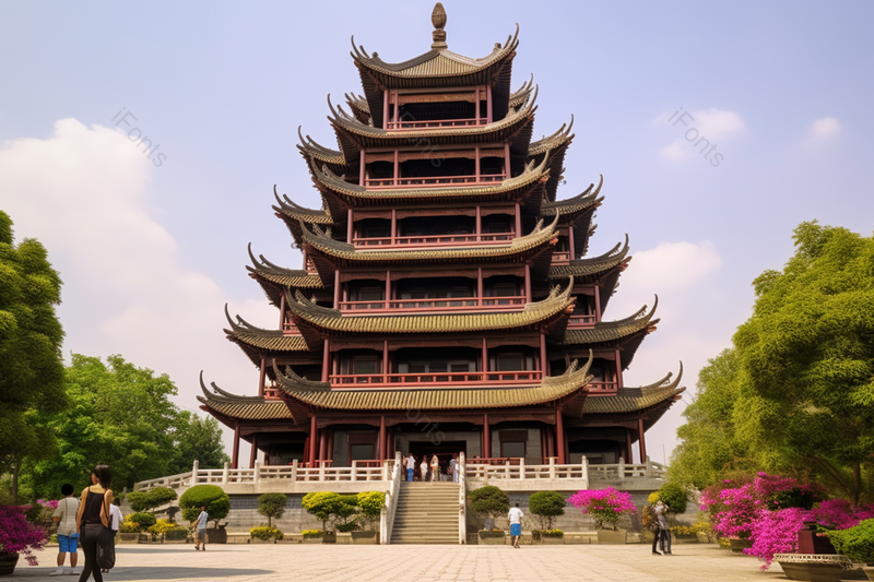 武汉古建筑景观黄鹤楼旅游胜地摄影图,高清,摄影图,摄影图片,图片大全,摄影图免费下载